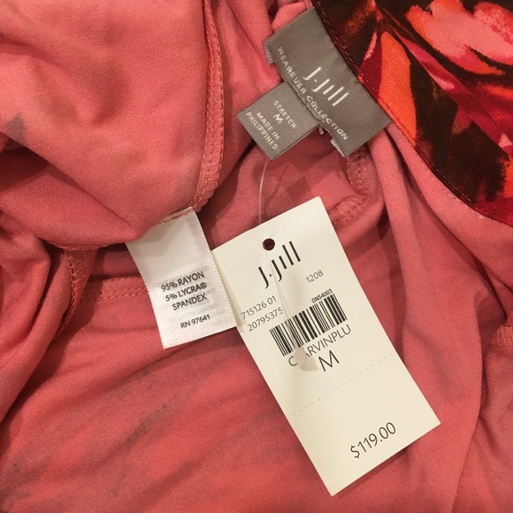 🆕J.Jill Faux Wrap Dress Size M - Picture 6 of 6